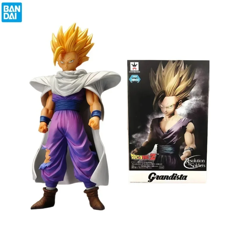 

100% Original BANDAI Banpresto Grandista Super Saiyan Son Gohan DBZ Resolution of Soldiers Anime Collectible Figure In Stock