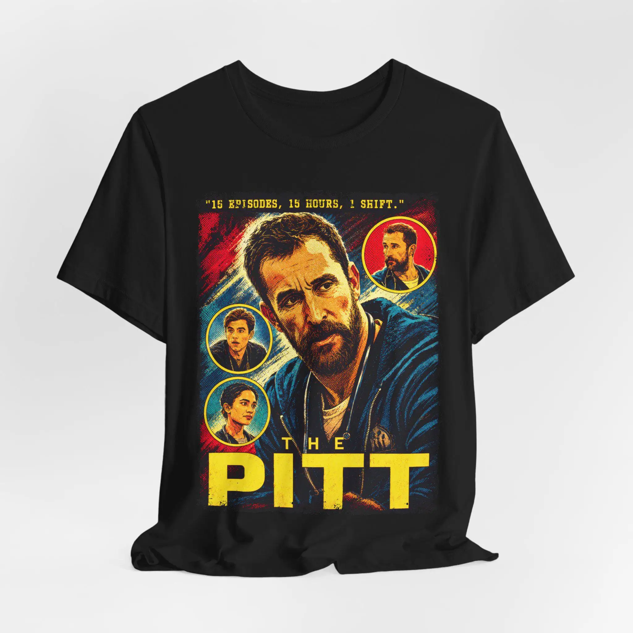 Aesthetic The Pitt TV Series T-shirt: Vintage series Unisex Graphic Tee