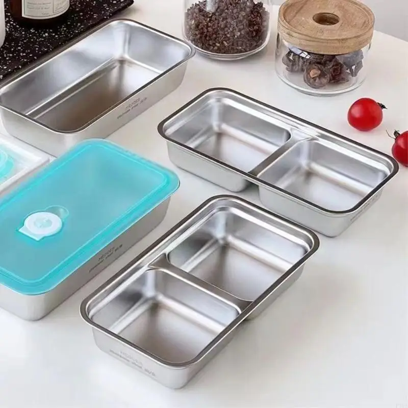   4 Untarnished Hygienic Separated Trays Developed For Portion Control And Storage