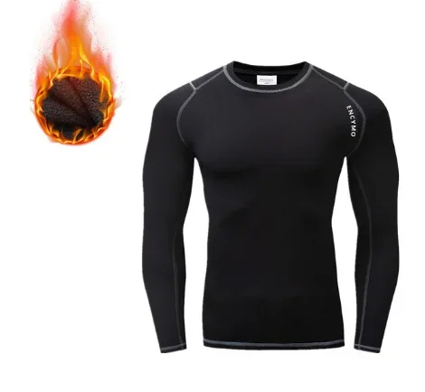 ENCYMO Men Women Cycling Base Layers Long Sleeve Shirts Riding Sport underwear Jersey