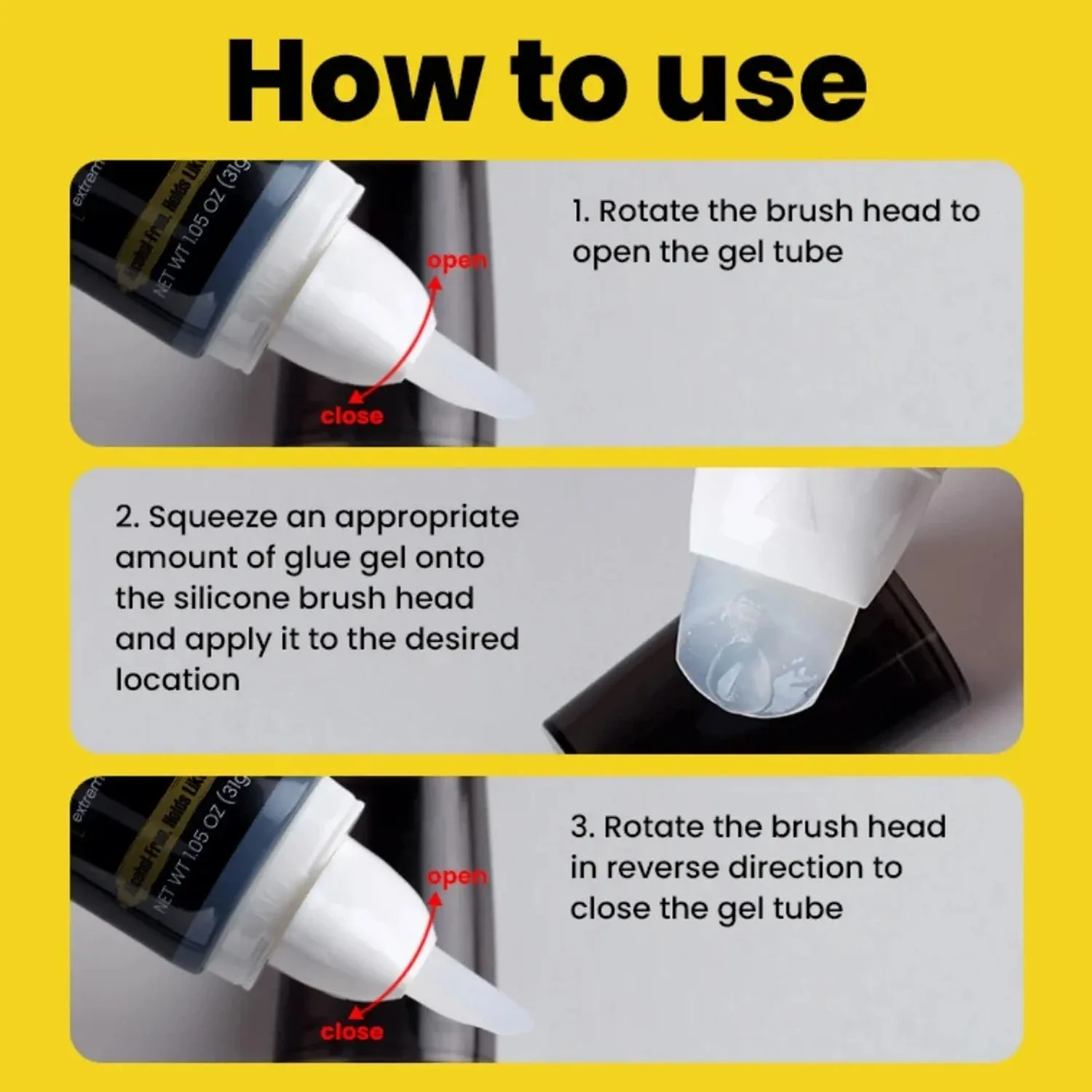 1 قطعة 31 جرام عقد قوي مقاوم للماء الدانتيل الباروكة الغراء غير مرئية الترابط هلام لتركيب شعر مستعار رئيس تصفيف الشعر هلام للشعر المستعار الدانتيل