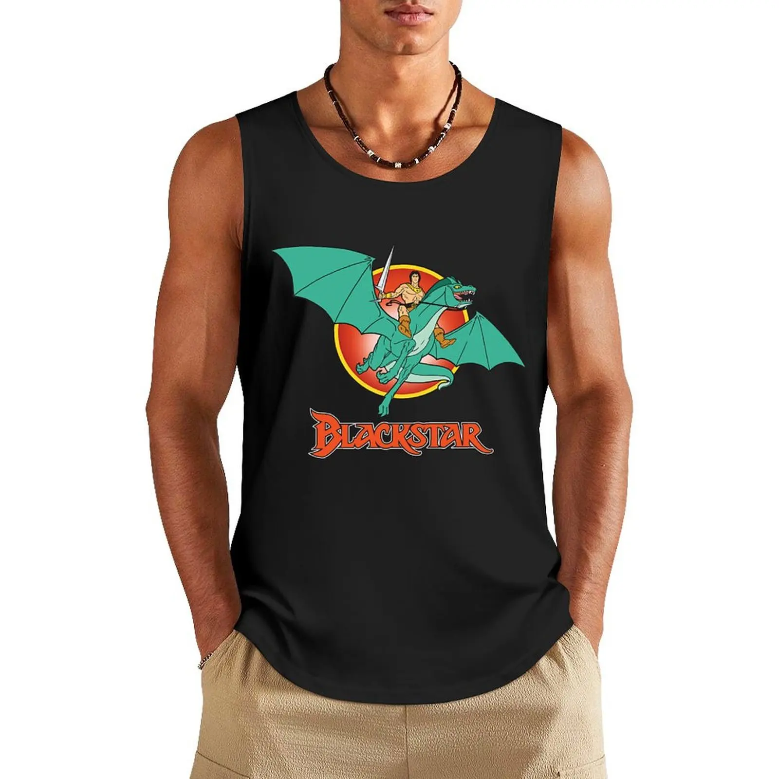 

Blackstar Cartoon Tank Top Sleeveless men basketball Men's sleeveless t-shirt