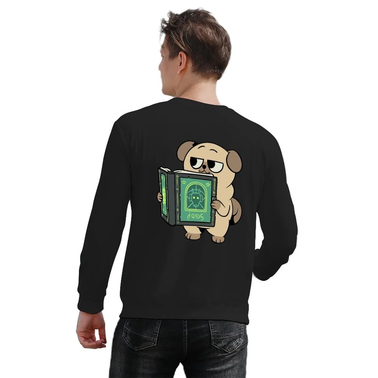 Pugsley - Dead End Paranormal Park Pullover طقم قميص رجالي ملابس رجالية ملابس رجالية ملابس رجالية سترة بقلنسوة للرجال