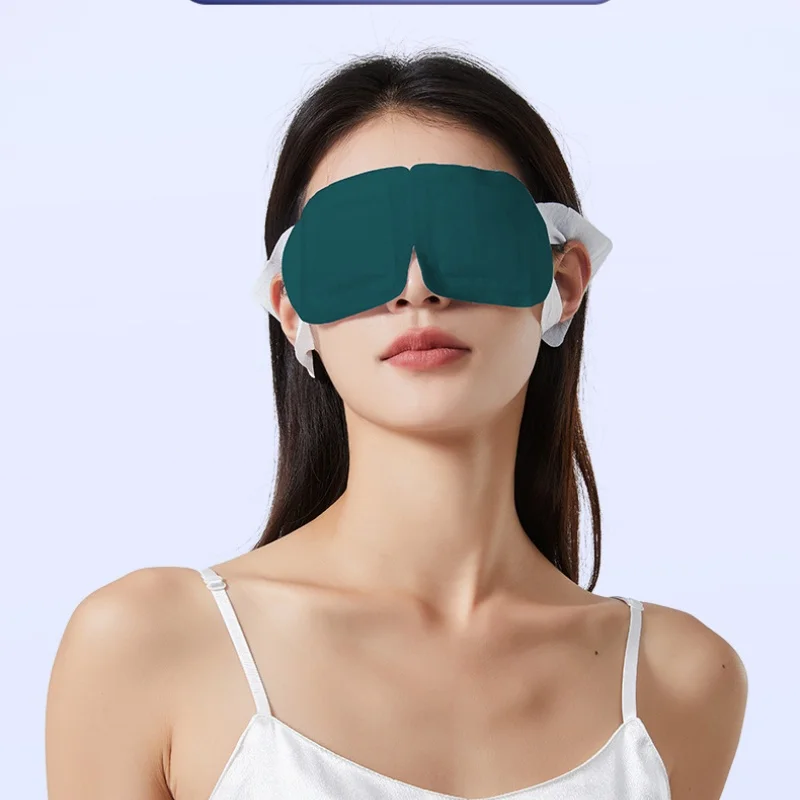 10pcs Lutein Steam Eye Mask Warm Moist Heating AndSoothing For The Eyes Light-Blocking Eye Protection Mask Hot Compress Eye SPA