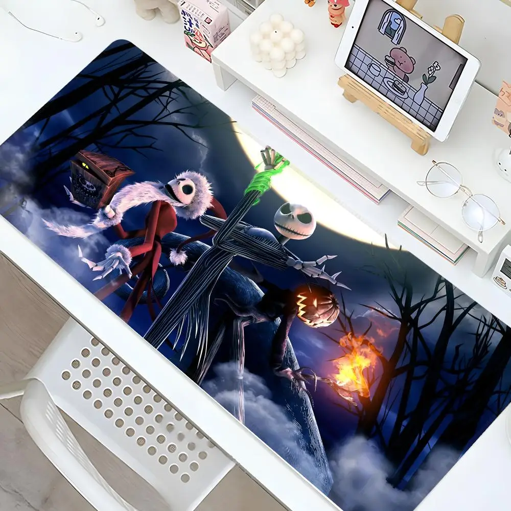 NightmareS BeforeS Christmas Mouse Pad Gaming Locking Edge Big Computer Fashion Gamer Large Raber Art Mousepad Laptop Desk Mat