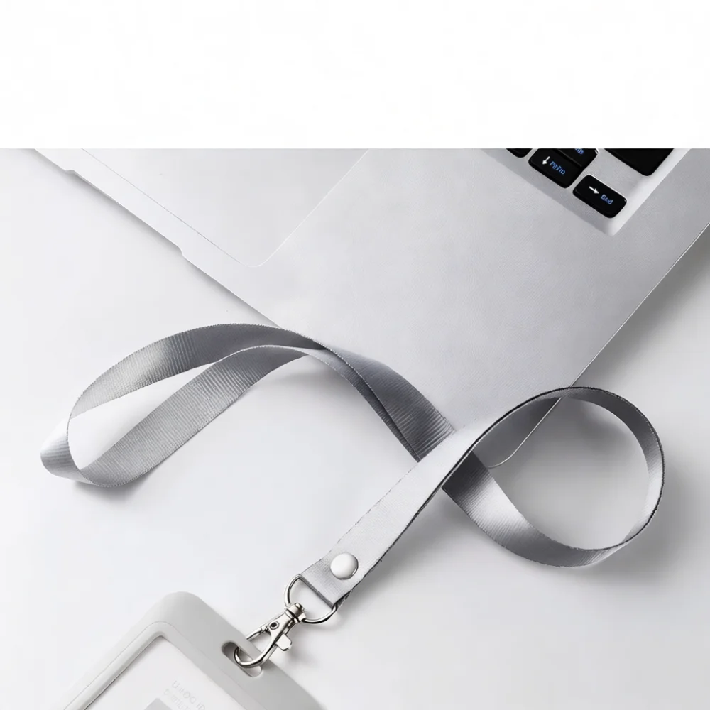 Fashionable Neck Lanyard Badge Holder Strap Metal Hook For Identity Card Work Pass School Staff Office Professional Supply