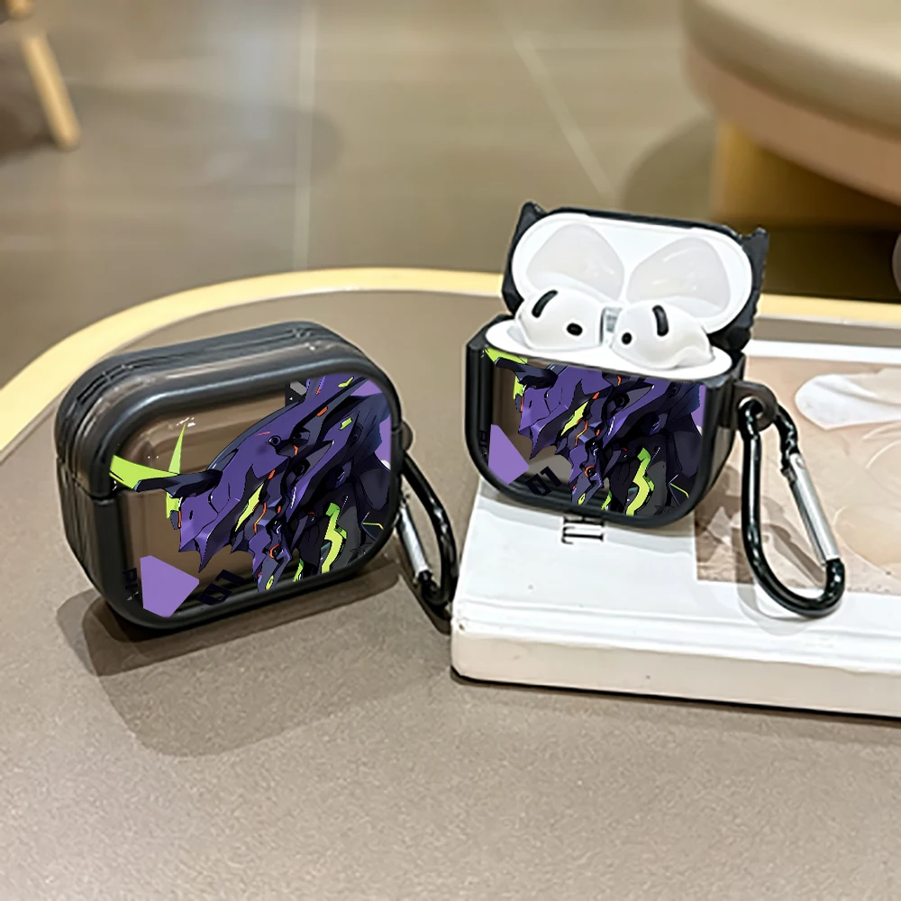 Cool Anime Mecha Robot Headphone Case for AirPods Pro 3/Pro 2/Pro Stylish Earbuds Case For AirPods 4/3/2/1 TPU Shockproof Cover view 6