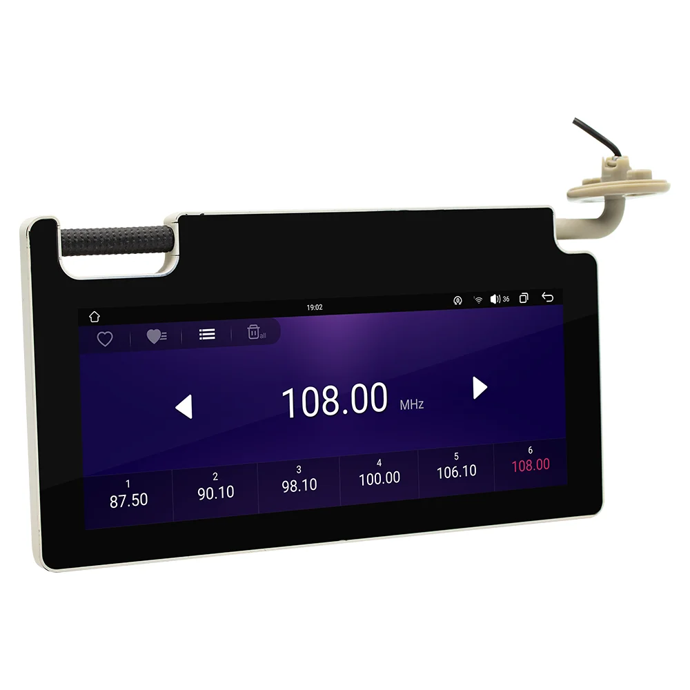 10.25 Inch Car Android 13 Entertainment Screen Sunshade Cosmetic Mirror Eight Core Carplay Car Player