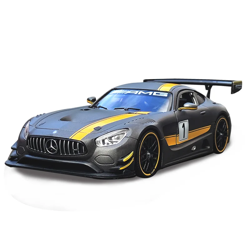 Motornax 1:24 Mercedes-Benz AMG GT3 Alloy Car Diecasts & Toy Vehicles Car Model Miniature Scale Model Car Toys For Children