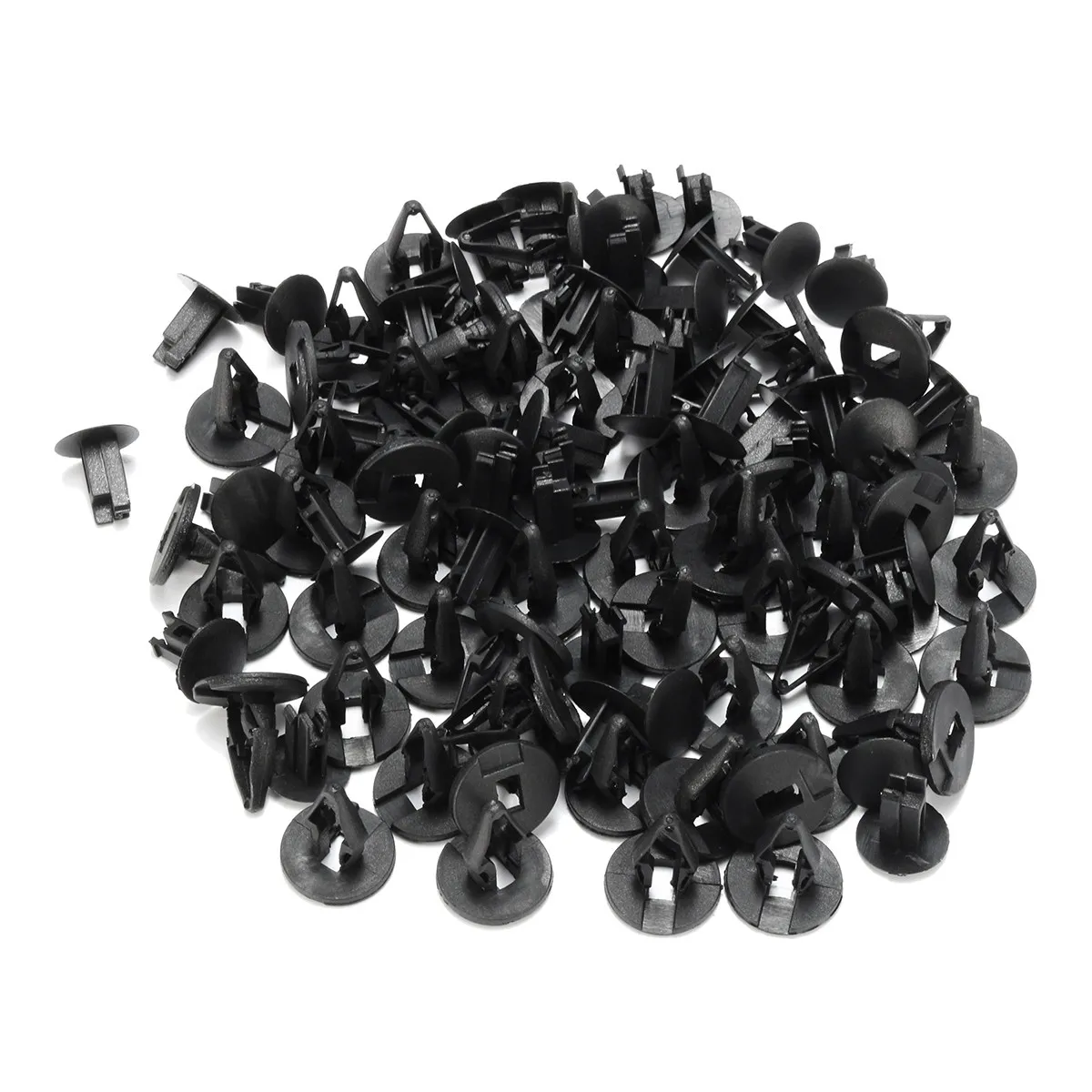 50Pcs Sturdy Nylon Automotive Push Pins for Car Interior Trim Door Panel Bumper Engine Shield Retainers Replacement Push Pin