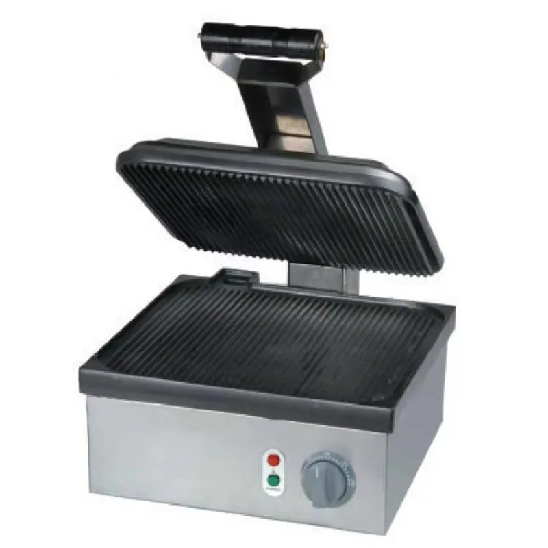 9 pieces half flat half slot stainless steel commercial bread toaster sandwich maker