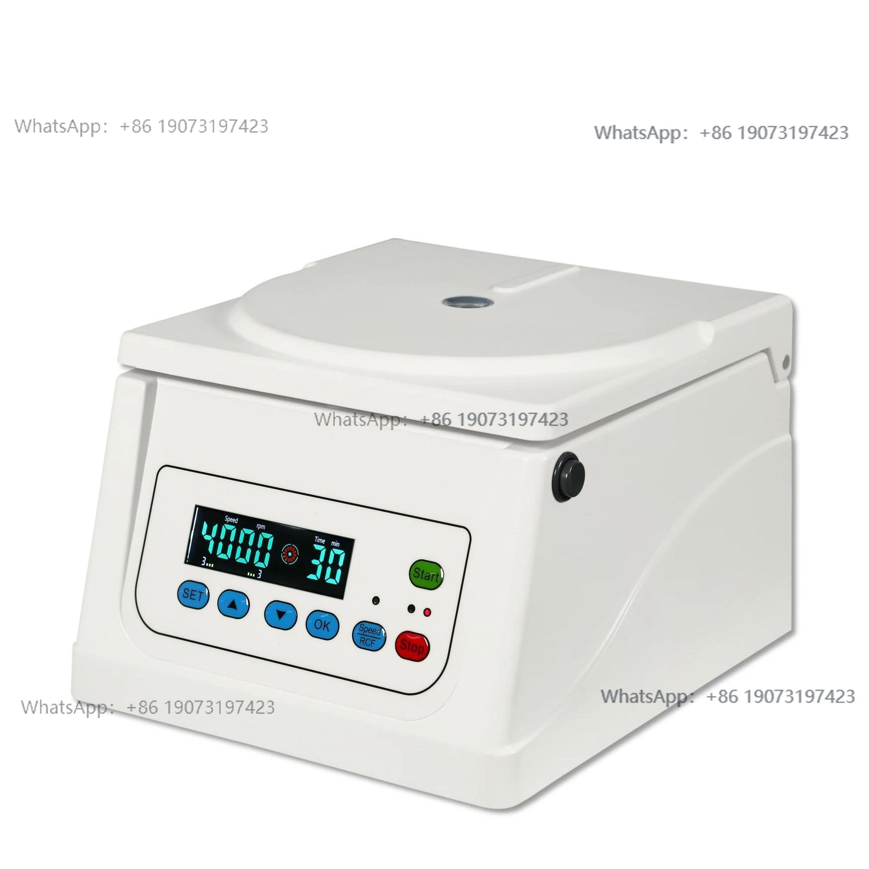 Micro Low Speed Lab Centrifuge Machine, 4000RPM for CGF PRF Test Tube Separation