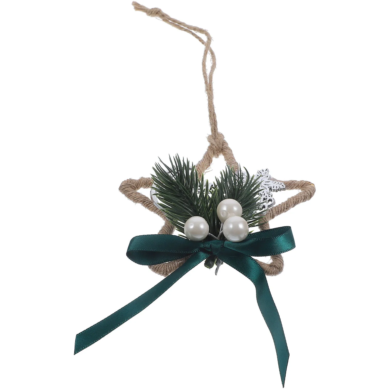 

Christmas Tree Hanging Ornament Pentagram Star Xmas Pendant Smooth Surface Holiday Decoration Party Decor Xmas Tree DIY Ornament