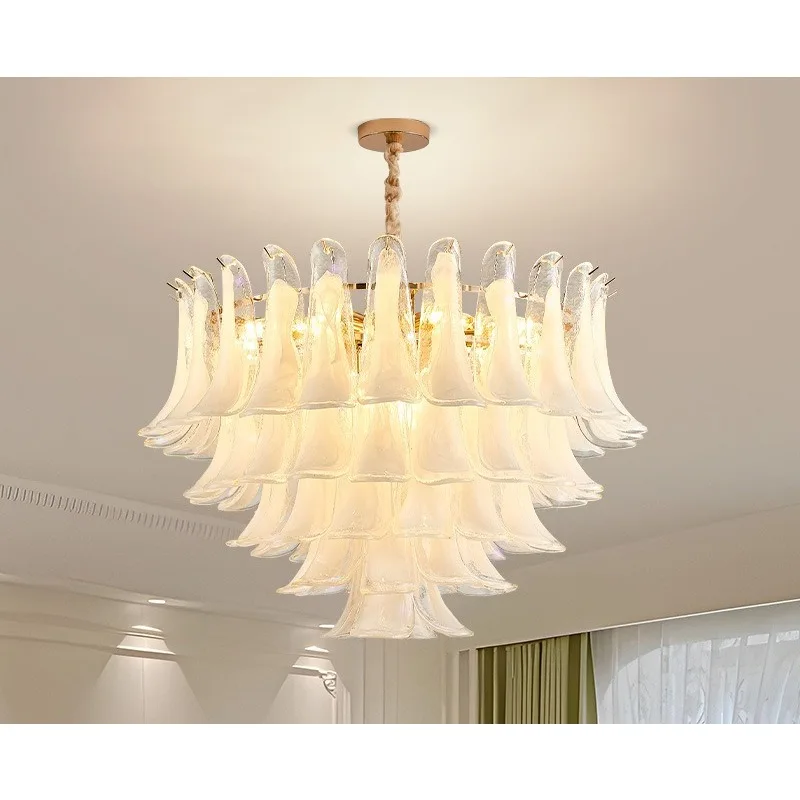 Cream wind living room chandelier French, simple atmosphere bedroom light villa dining room light high-end luxury chandelier