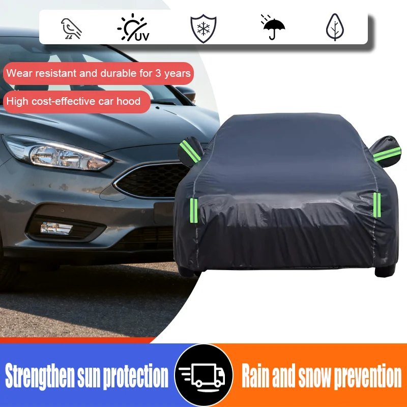 For Car Cover Waterproof Dustproof Cover For Ford Hatchback Fiesta Escort Mondeo Taurus Ecosport Kuga Edge Mustang Focus