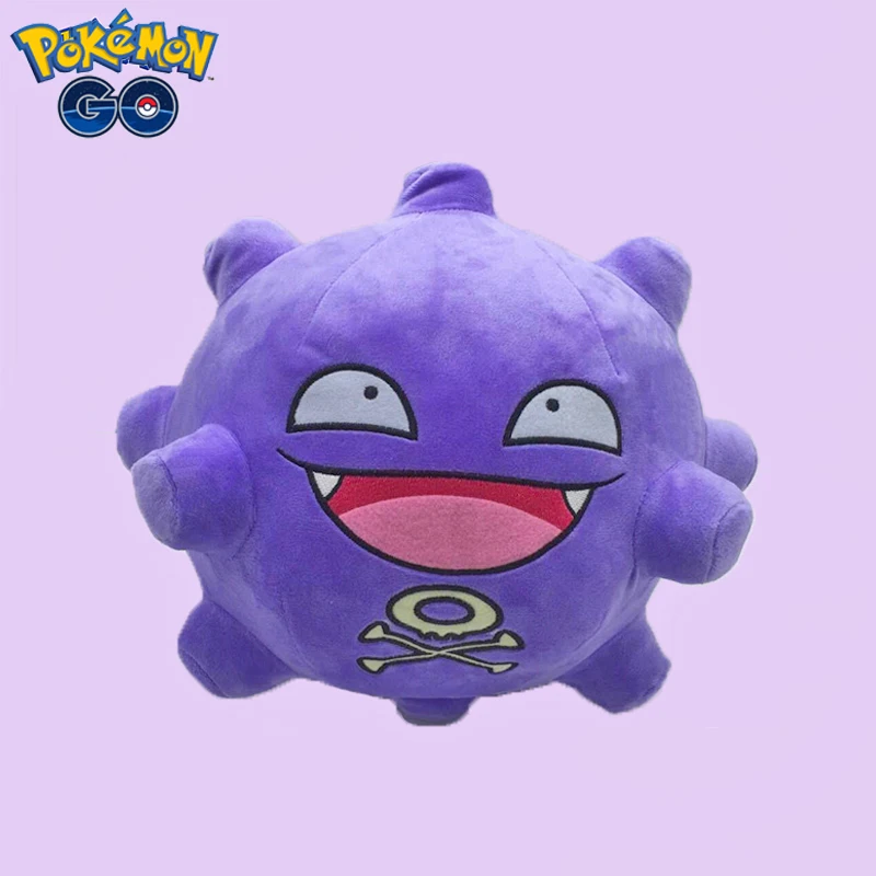 Pokemon Koffing Peluche 30 cm Kawaii Viola Pokemon Giappone Anime Koffing Bambola di pezza Regali di souvenir di Natale Compleanno per i bambini