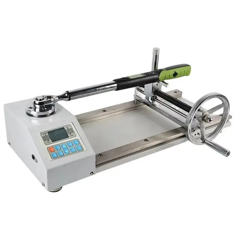 Digital Display 500N.m Torque Wrench Calibrator with 4 Adapters Easy to Use Manual Torsion Tester Electronic Power Equipment