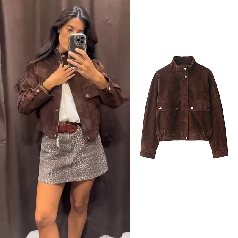 

Women's 2025 New Autumn Jackets Chic Youth Street Travel Warm Women's Jackets Autumn Fashion Short Student Outerwear Coats