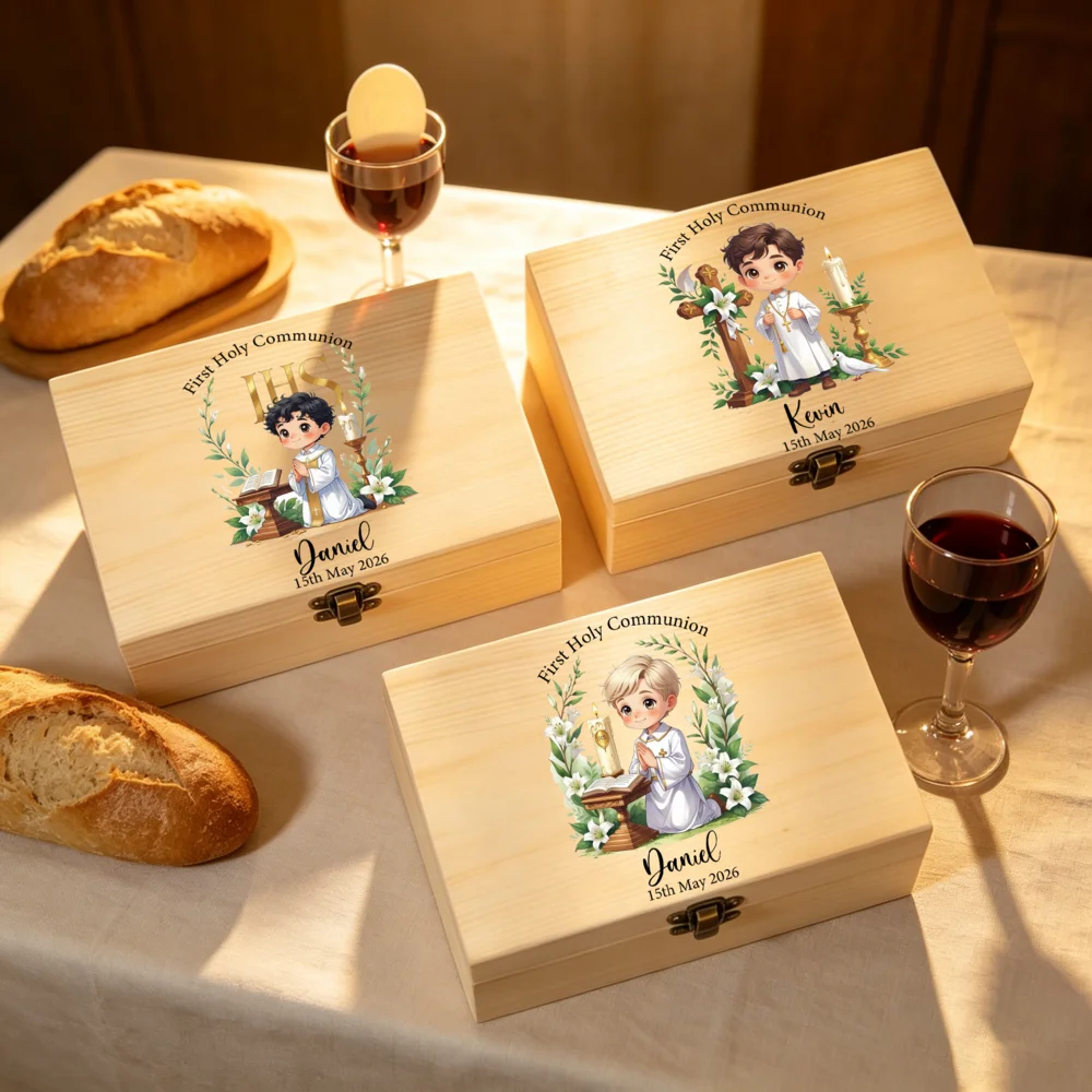 caixa-de-memorias-personalizada-para-primeira-comunhao-caixa-de-memorias-de-comunhao-sagrada-caixas-de-lembranca-de-batismo-em-madeira-personalizadas