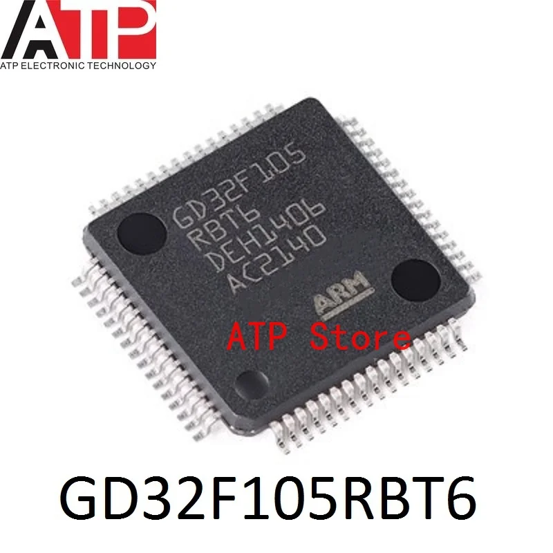 10PCS/LOT New Original GD32F105RBT6 GD32F105RCT6 LFQP-64 GD32F105 RBT6 RCT6 Microcontroller Chip IC MCU