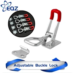 Heavy Iron Adjustable Buckle Lock Clamp Toolbox Case Metal Toggle Latch Catch Clasp Quick Release Clamp Tools