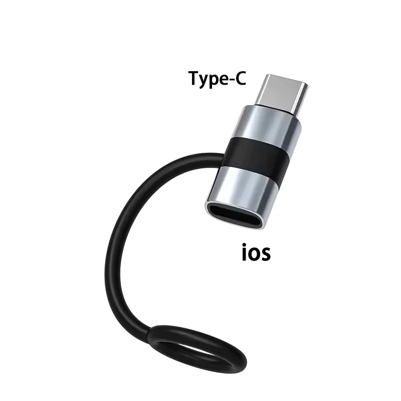 Für IOS Buchse Auf USB C Stecker Konverter Typ C Zu iPhone Adapter Schnelle Lade Adaptador Für iPhone 15 14 13 Pro max iPad Airpods