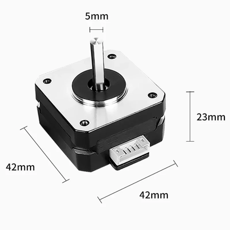 1pcs Nema17 Stepper Motor 17HS4023 1.8 ° Motor 1A 20mN.m 42BYGH23-XH For CNC Roter Laser Engraving Machine 3D Printer