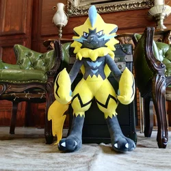 75cm Pokemon Large Plush Toys Zeraora Anime Doll Cute Pokémon Ornament Plushie Kawaii Pillow Birthday Gift for Children Kids