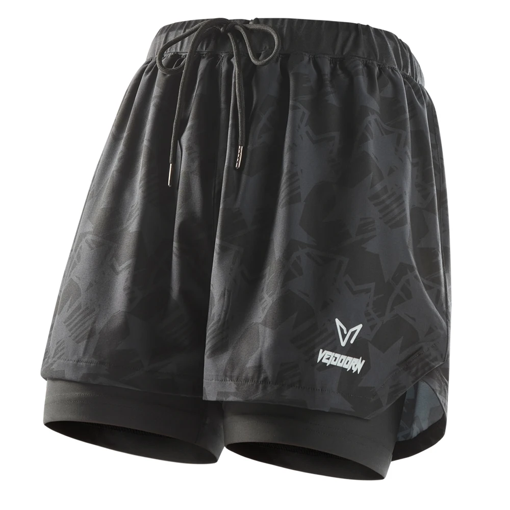 

Veidoorn 2-in-1 Running Shorts Lightweight Breathable Quick-Dry Comfortable Athletic Workout Shorts with Inner Liner for Gym