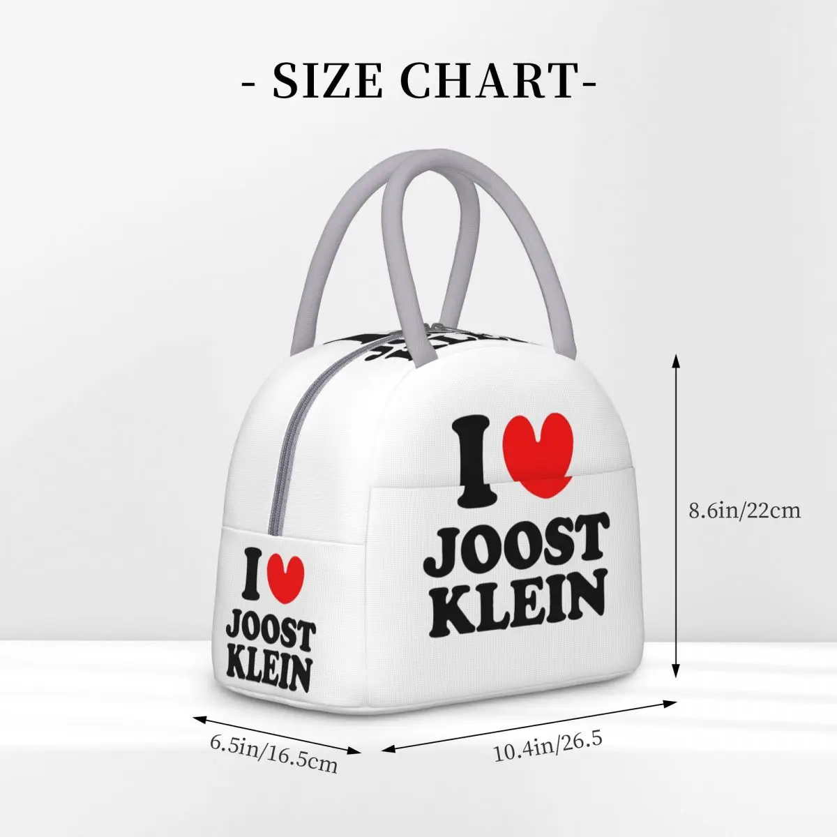 I Love Joost Klein-أكياس غداء معزولة حرارية للسفر ، حاوية حقيبة طعام محمولة ، صندوق تبريد ، أوروبا ،