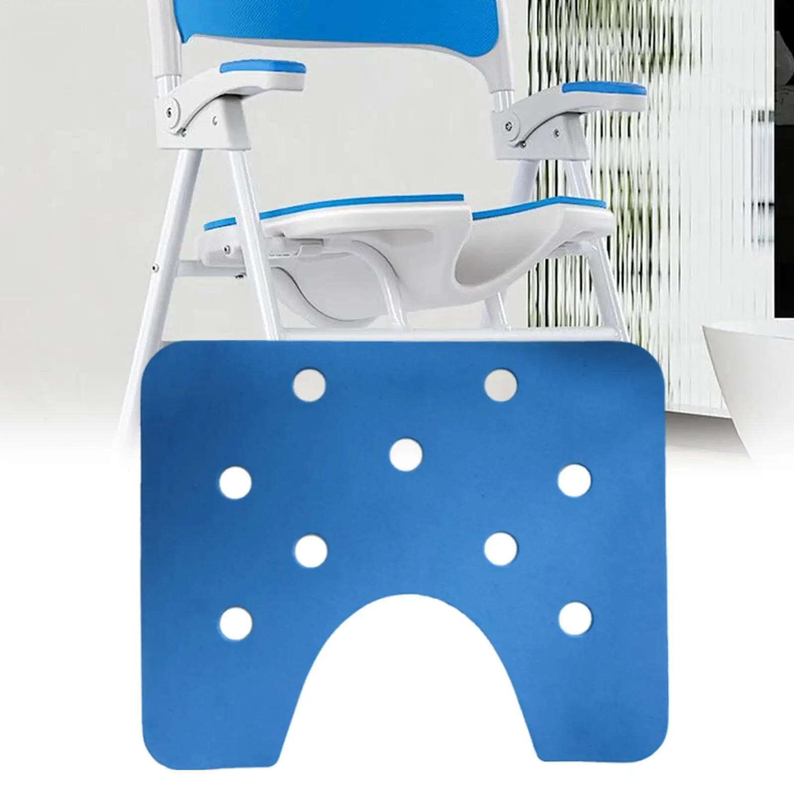 Shower Seat Cushion Bath Chair Mat Anti Skid Waterproof Bench Mat For Senior Elderly Disabled Personal Hygiene Daily Routine