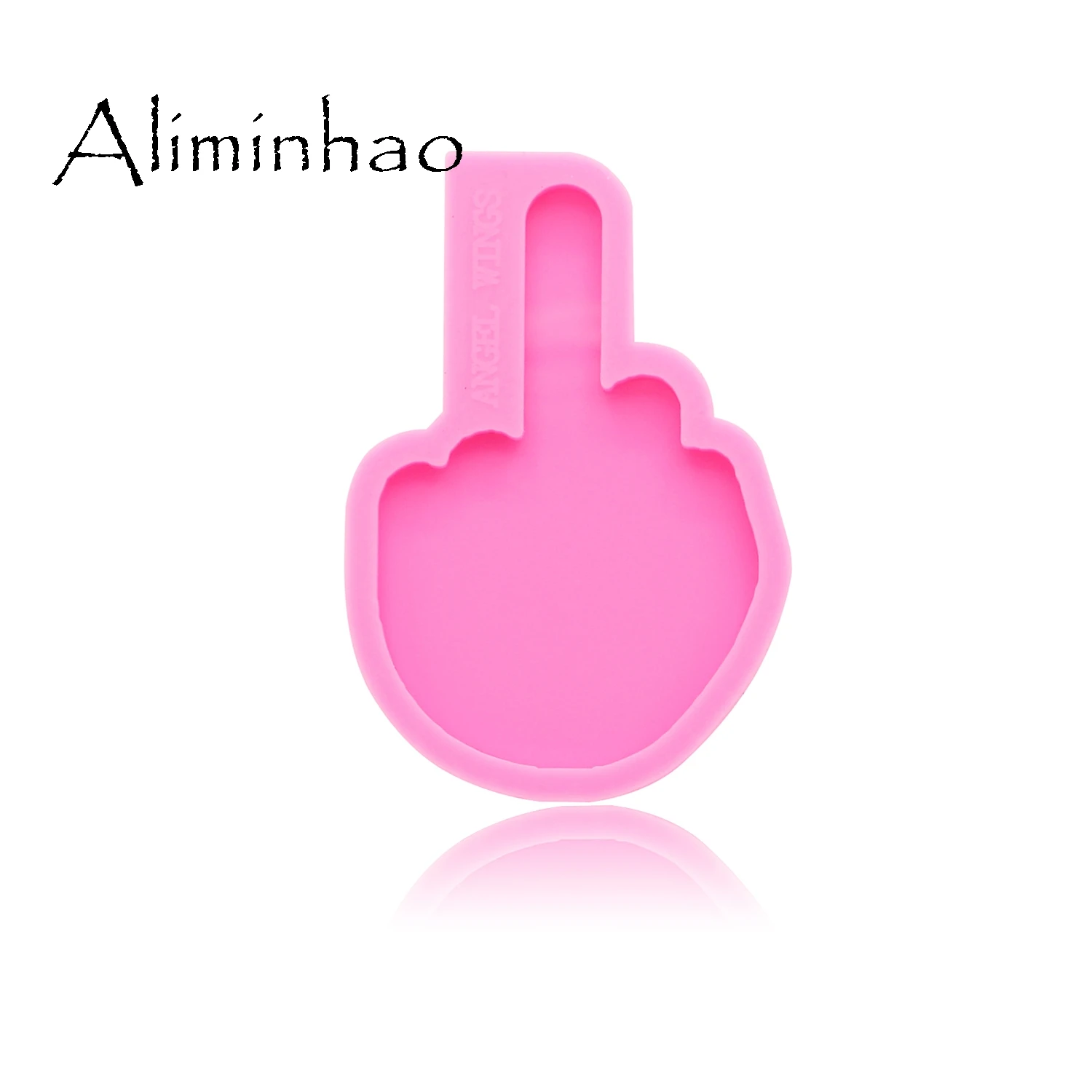 DY0119 Shiny love sign hand Middle finger Silicone Molds DIY Jewelry mold craft keychain epoxy resin Mould Craft