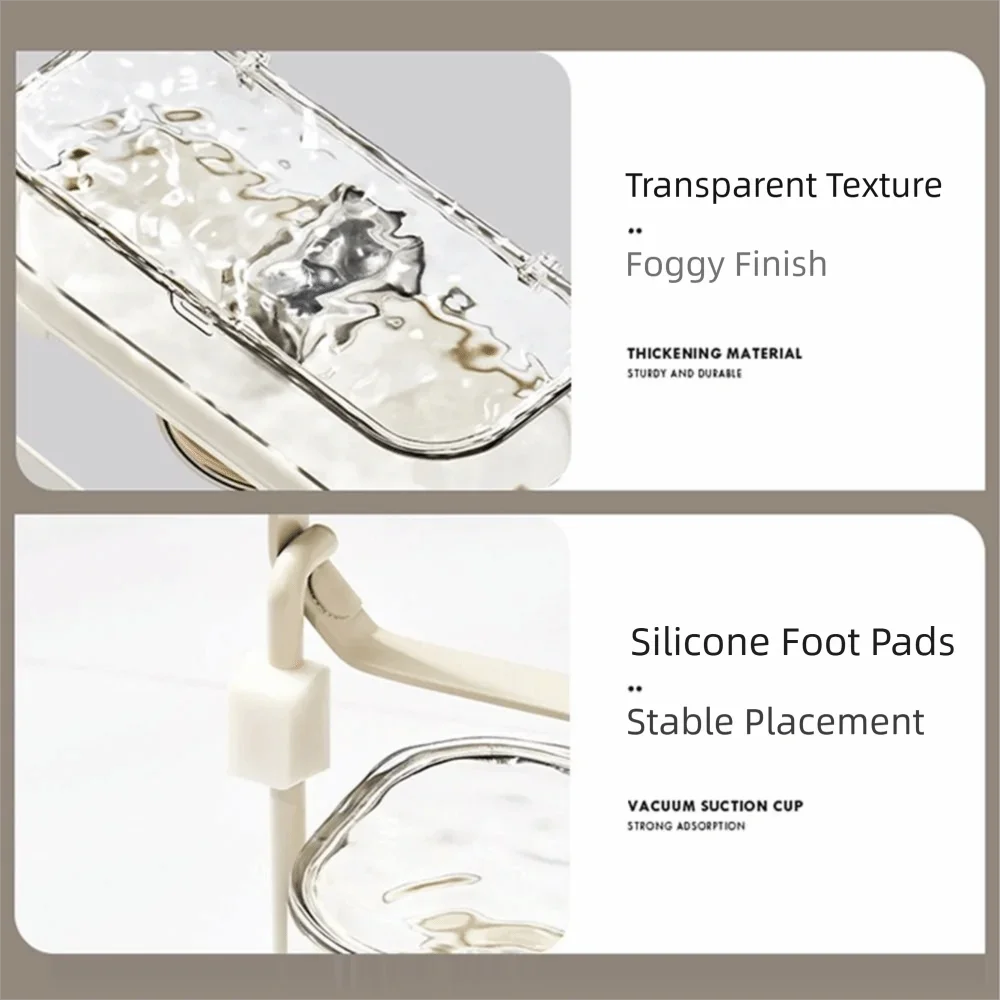 Saugnapf Küche Waschbecken Filter Rack Gefaltet Design Lagerung Box Müll Ablauf Korb Halter Platzsparend Starke Tragfähigkeit