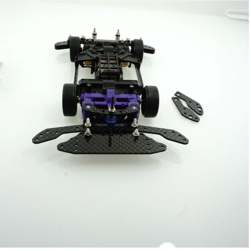 mini 4wd carbon pivot set swing fish car parts MS chassis full cowl carbon rear full brake wide brake setting