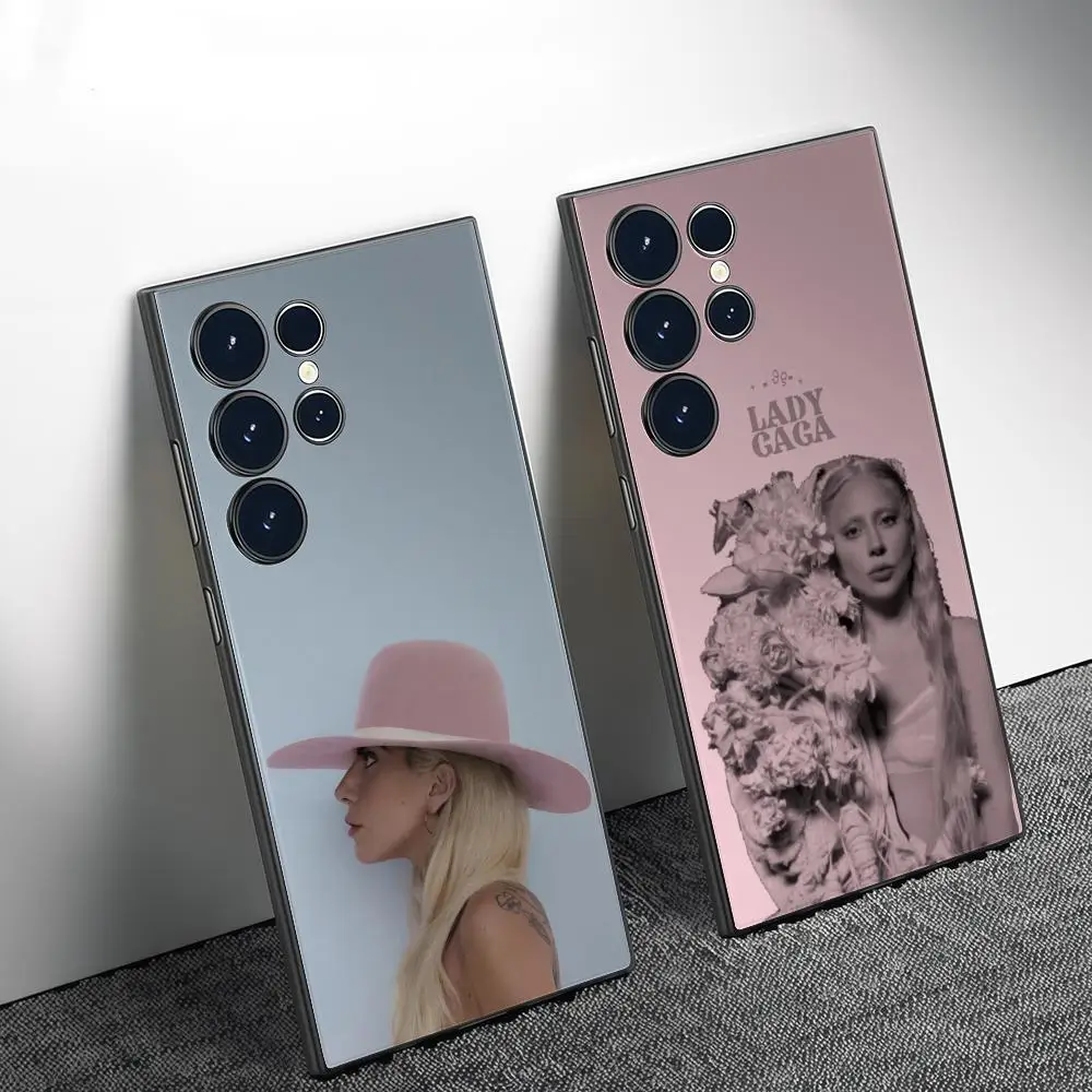Singer L-Lady Gaga Phone Case For Samsung Galaxy S25 S24 S22 S23 Ultra S21 S20 Plus Frosted Full Soft Case