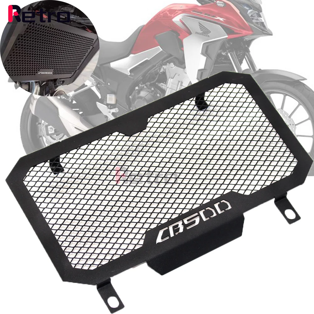 

2018 CB500X решетка радиатора Мотоцикла защитная защита резервуара для воды для Honda CB 500X CB500 X 2013-2018 нержавеющая сталь