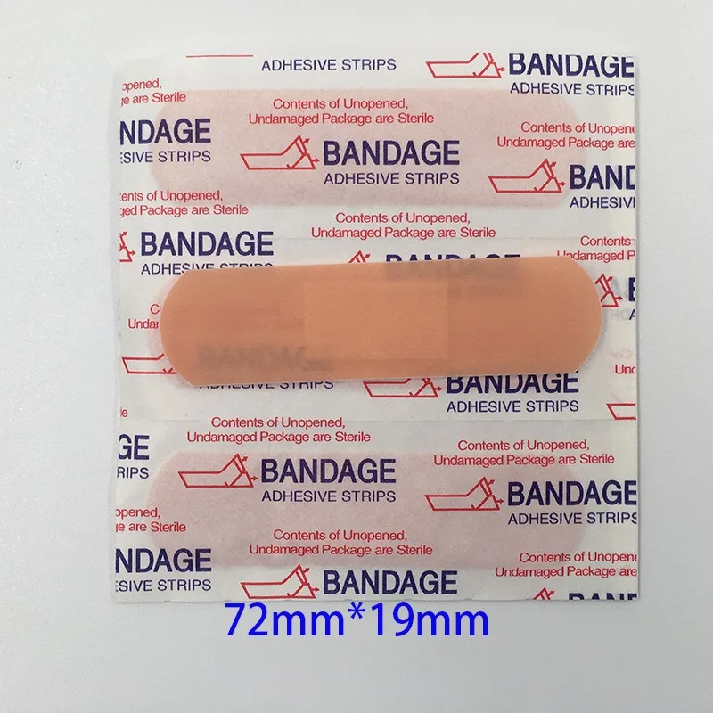 50Pcs/Set Band Aid Wound Dressing Patch for Children Adult Plaster Breathable First Aid Wound Dressing Patch Adhesive Bandages