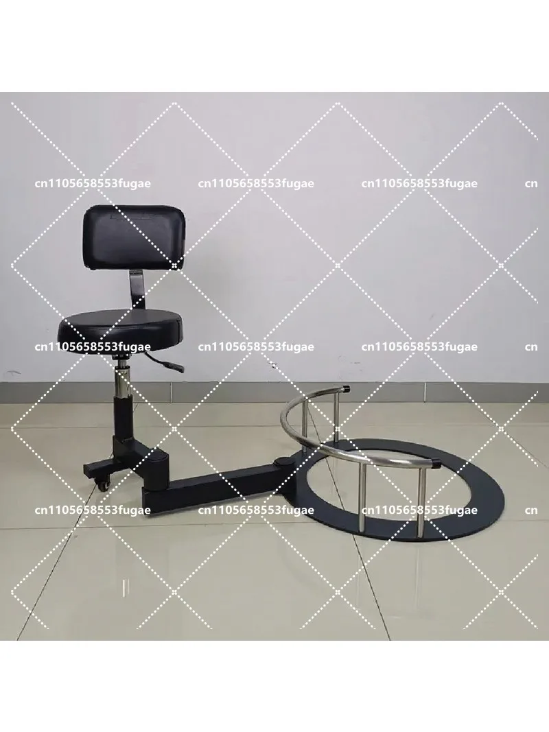 Adjustable Swivel Barber Stool with Wheels, Heavy Duty Salon Chair for Hair Stylists, Tattoo & Beauty Technicians