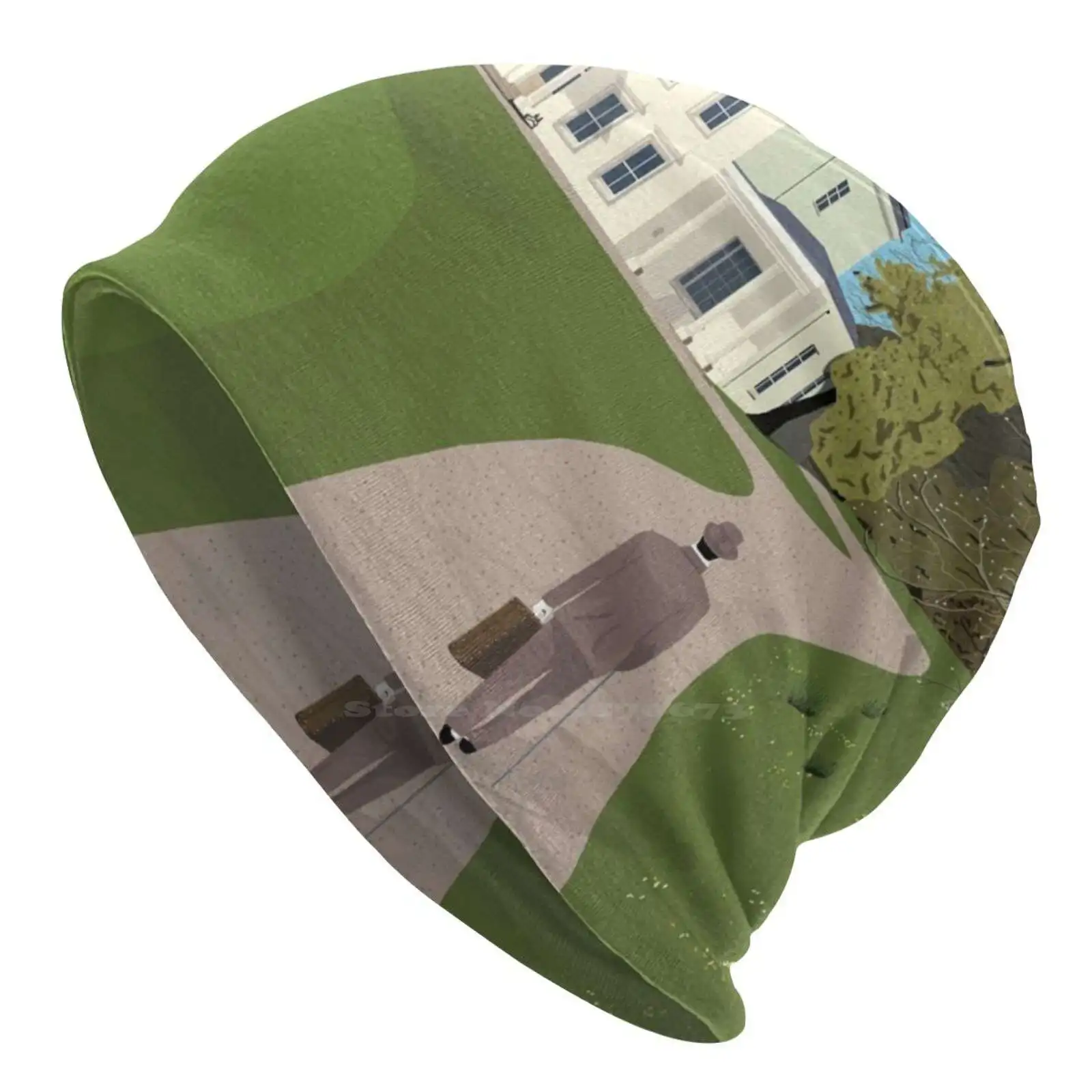 Вязаная шапка для посетителей, теплая облегающая шапка, уличные шапки, геркуль Пуаро, детектив, для дома, бельгийский агата, Рождественская литература