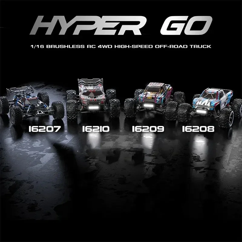 Hyper Go MJX 16208 16207 16209 16210 1/16 4WD RC Car 70KM/H فرش RC سباق السيارات التحكم عن بعد سيارات على الطرق الوعرة شاحنة اللعب
