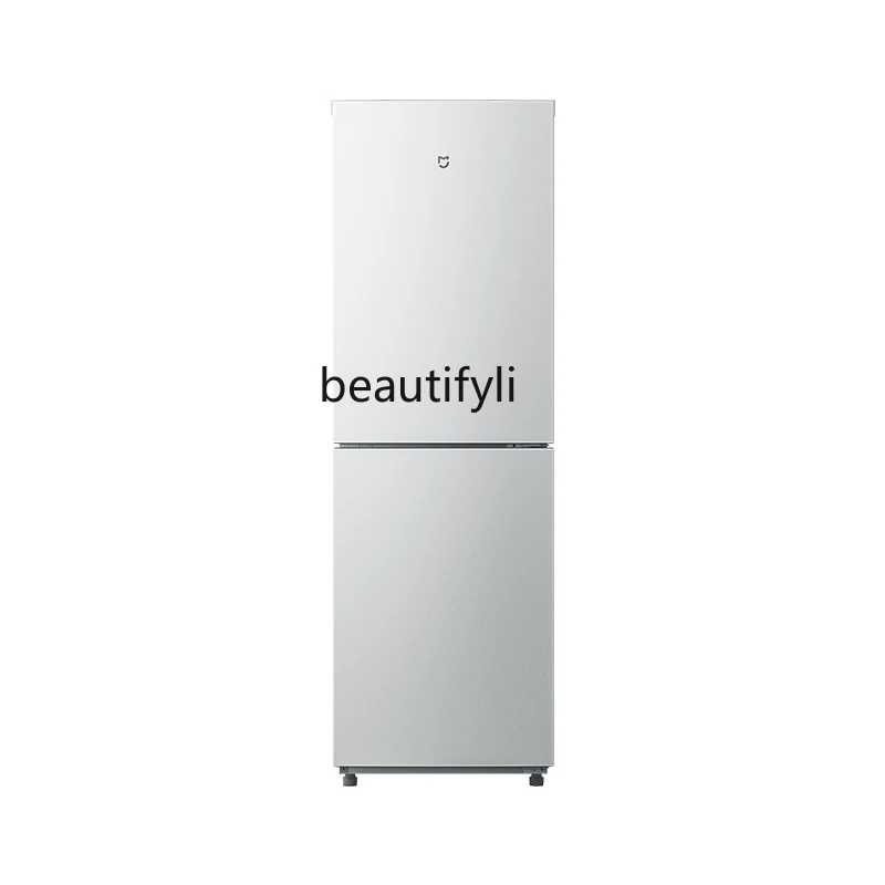 186l Double Door Air Cooling Frostless Ultra-Thin Household Dormitory Energy-Saving Frozen Refrigeration Mini Refrigerator