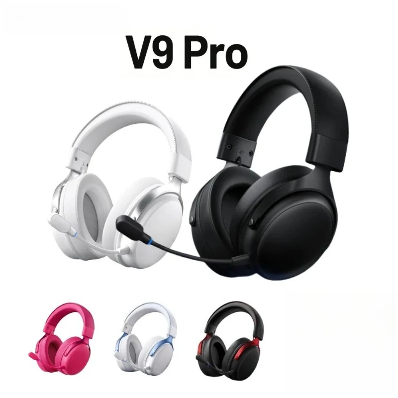 V9 Pro 2 Gaming Headset Four-mode Gaming Special Wireless Bluetooth Computer with Mai Delta