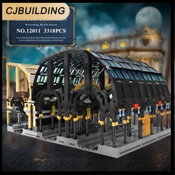 MOULD KING Building Blocks Creative Toys 12011 MOC Magic Movie Express Train Station Model Assembly Bricks Kids Christmas Gifts