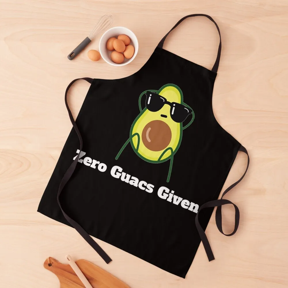 

Funny Avocado Gifts - Zero Guacs Given - Funny Gift For Avocado Lovers - Gift For Guacamole Lovers Apron women's work Apron