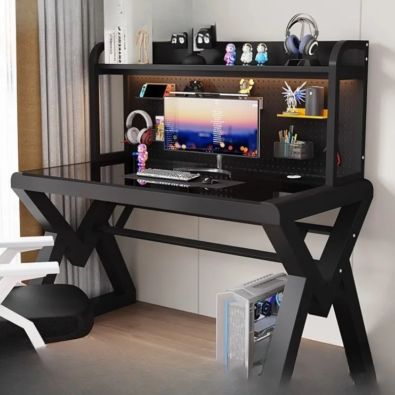 

Aesthetic Funny Computer Table Storage Modern Gaming Designer Computer Table Stainless Steel Bureau Meuble Home Furniture