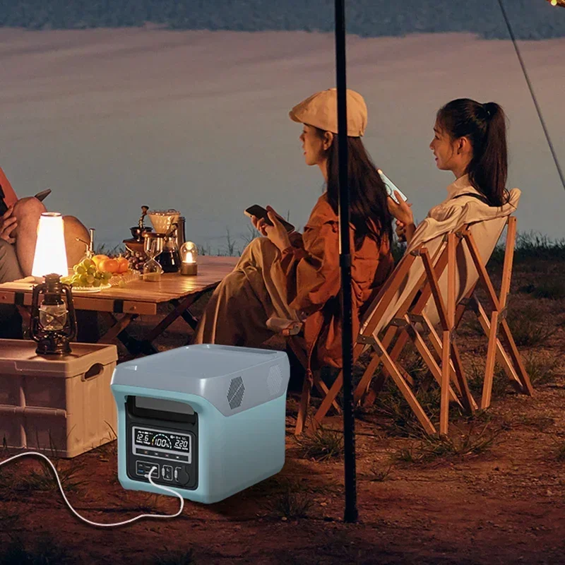 2023 New portable outdoor camping charging station 1500w-2000w emergency backup outdoor power outage battery mobile power supply