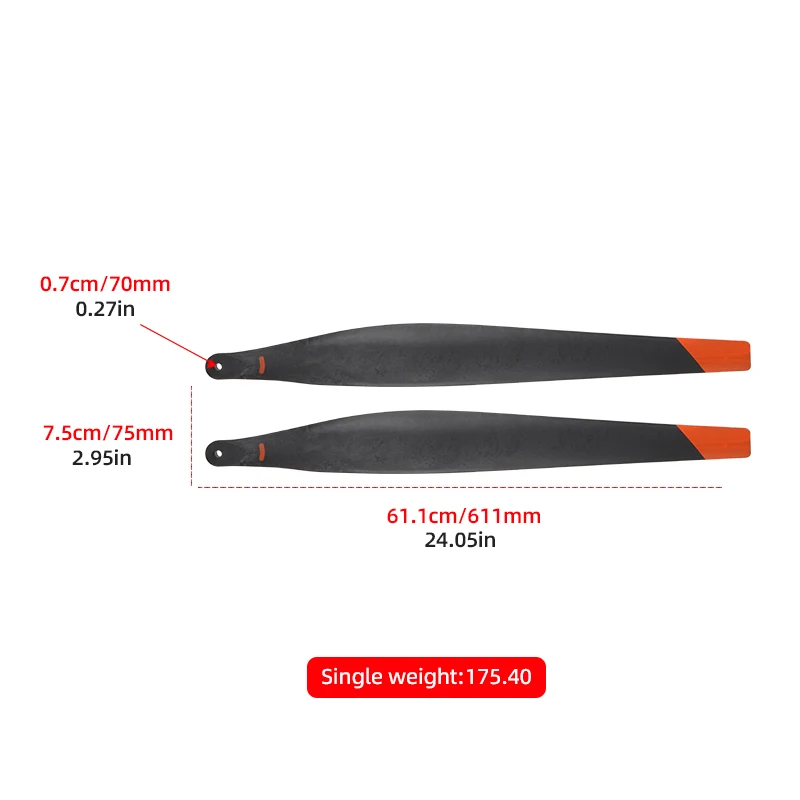 Kopie 5018 Faltbare Carbon CW CCW Propeller für DJI T25 T25P Landwirtschaftliche Drohnenteile Essentielle Zubehörteile für Pflanzenflugzeug-Benutzer – Detail 3