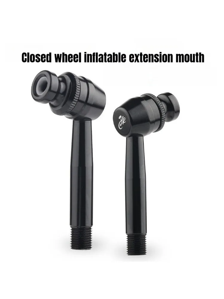 AliExpress NONE Carbon Fiber Wheel Valve Extender Aluminum Alloy Presta Schrader Compatible Inflation Adapter for Deep Dish Aero Wheels Fixed