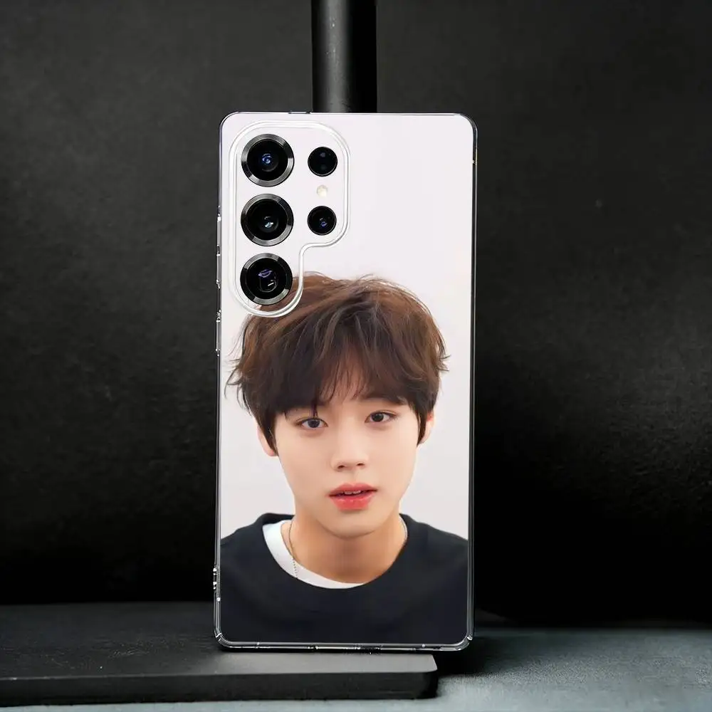 Idol P-Park Ji-Hoon   Phone Case For Samsung S25,S24,S21,S22,S23,S30,Ultra,S20,Plus,Fe,Note,10,9,5G Transparent Cover