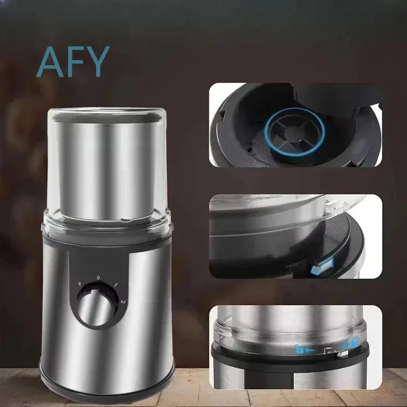 Electric Coffee Grinder for 110V 220V Mills Soybean Poria Traditional Chinese Medicine Household Small Grain Mill Coffee Bean